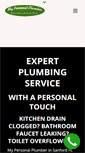 Mobile Screenshot of mypersonalplumber.net